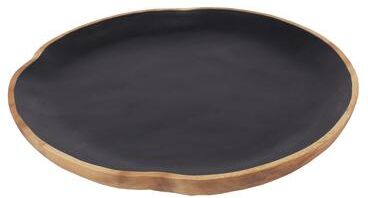 Elk Signature Elk Home Weller Black Finish Wood 18 Inch Wide Plate