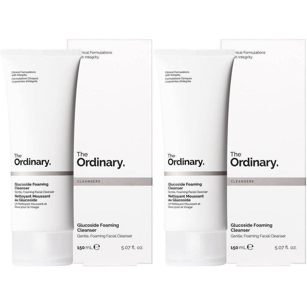 The Ordinary Glucoside Foaming Cleanser x2 2x150 ml Schaum