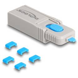 Delock USB-C® Port Schloss 20926 Blau, Grau 20926
