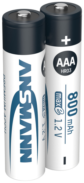 Ansmann maxE AAA-Size recharge. 800mAh