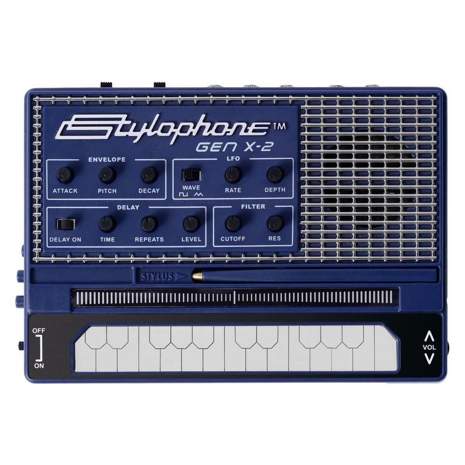 Stylophone Dubreq Gen X-2 Synthesizer - tragbarer Analog-Synthesizer - integrierter Lautsprecher (SPHG-X2)