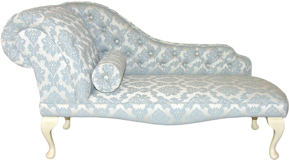 Fairmont Park Loretta Upholstered Chaise Lounge Cream/Bacio Mercury 74cm H X 138cm W X 57cm L