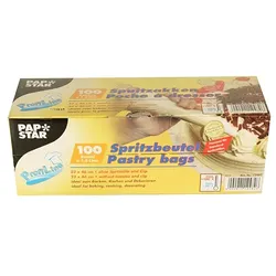 Starpak 100 Spritzbeutel 1,8 l 46 cm x 23 cm transparent