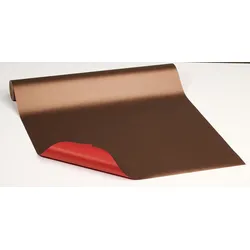 JUNG SCHÖNER VERPACKEN Geschenkpapier Vollton 50,0 cm x 20,0 m, walnuss/kirsch