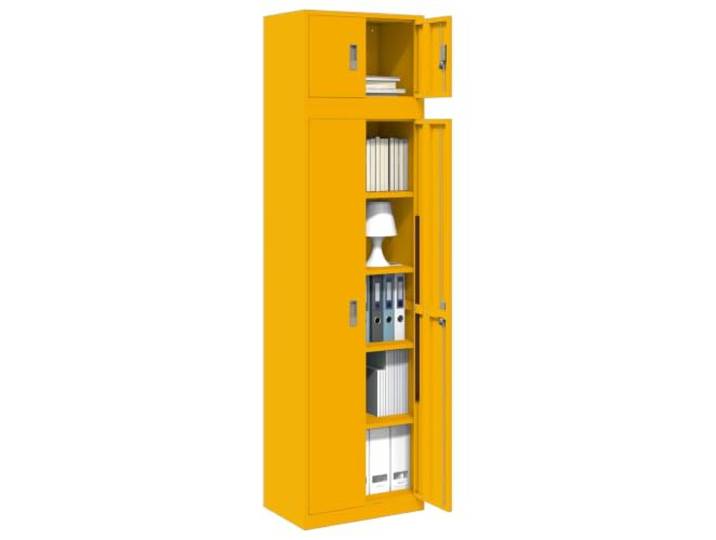 vidaXL Aufbewahrungsschrank 2 stk. 60 x 40 x 220 cm Stahl Abschließbar Bewahre deine wichtigen Dinge sicher auf, Hält auch bei Feuchtigkeit stand, Platz für verschiedene Dinge