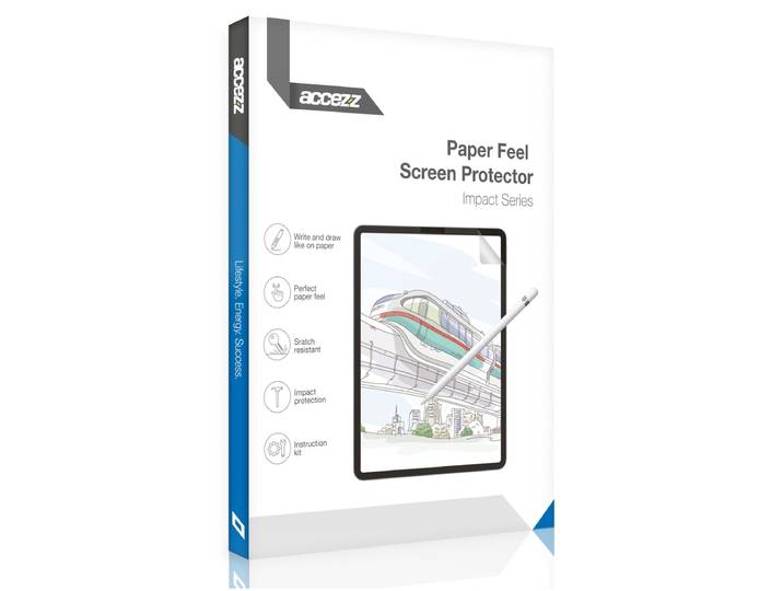 Accezz Paper Feel Screenprotector iPad Air 11 inch (2024) M2 Smartphone screenprotector Transparant