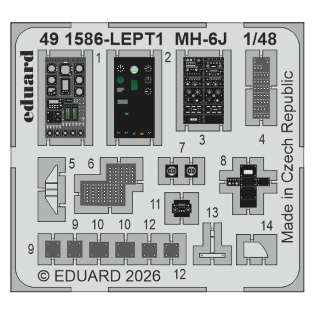 Eduard MH-6J for ICM (BIG49478)