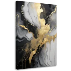 WANDBILD abstrakter glamour aus marmor