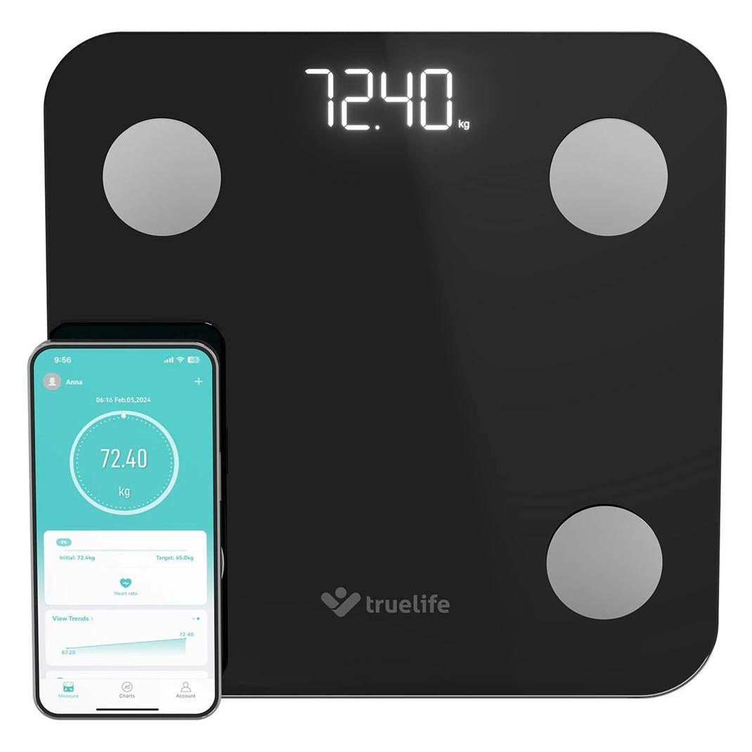 Truelife FitScale W1 schwarz TLCSMFSW1NNBA (180 kg) (TLCSMFSW1NNBA)