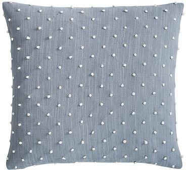 French Knot Pillow Cover - Cornflower/White - Ballard Designs
