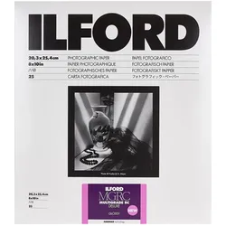 Ilford Multigrade RC Deluxe (190 g/m2, 13 x 18 cm, 25 Stk.), Fotopapier, Weiss