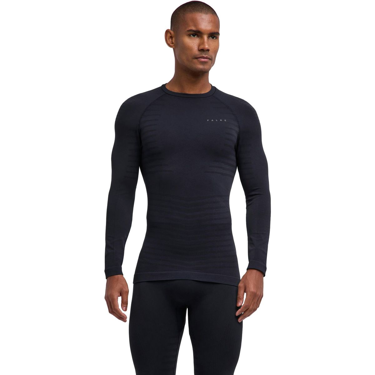 Falke Herren Langarmshirt Maximum Warm black (3000) XL 33523-3000-XL