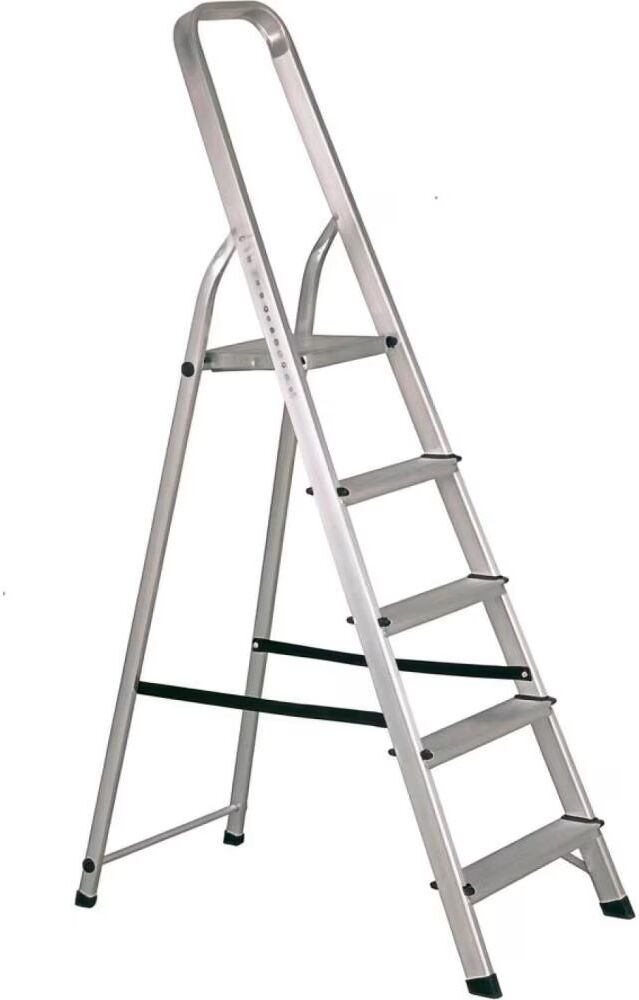 Escalera Plegable De Aluminio Kormax Gris Talla Única Unisex