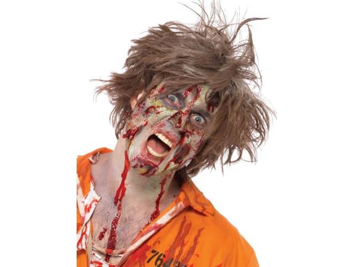 Smiffys Smiffys Make-Up FX, Complete Zombie Kit, Facepaint