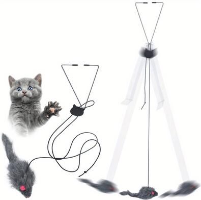 Smart Shopping Spot Hanging Cat Toy For Stress Relief Interactive Kitten Play Toy For Living Room Hanging Cat Toy For Stress Relief Interactive Kitten Play Toy For Living Room