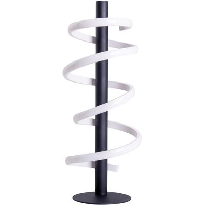 NÄVE LED Tischleuchte "Belleza", schwarz (schwarz, weiß), Ø 20cm H: 50cm, 1 Stk., Leuchten, in 3 Stufen dimmbar über Touch-Schalter, Effizienzklasse: G, schwarz, LED Tischleuchte