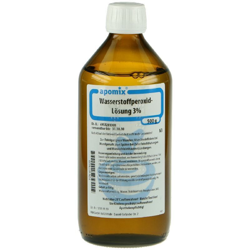 Wasserstoffperoxid 3% DAB 10 Lösung 500 g
