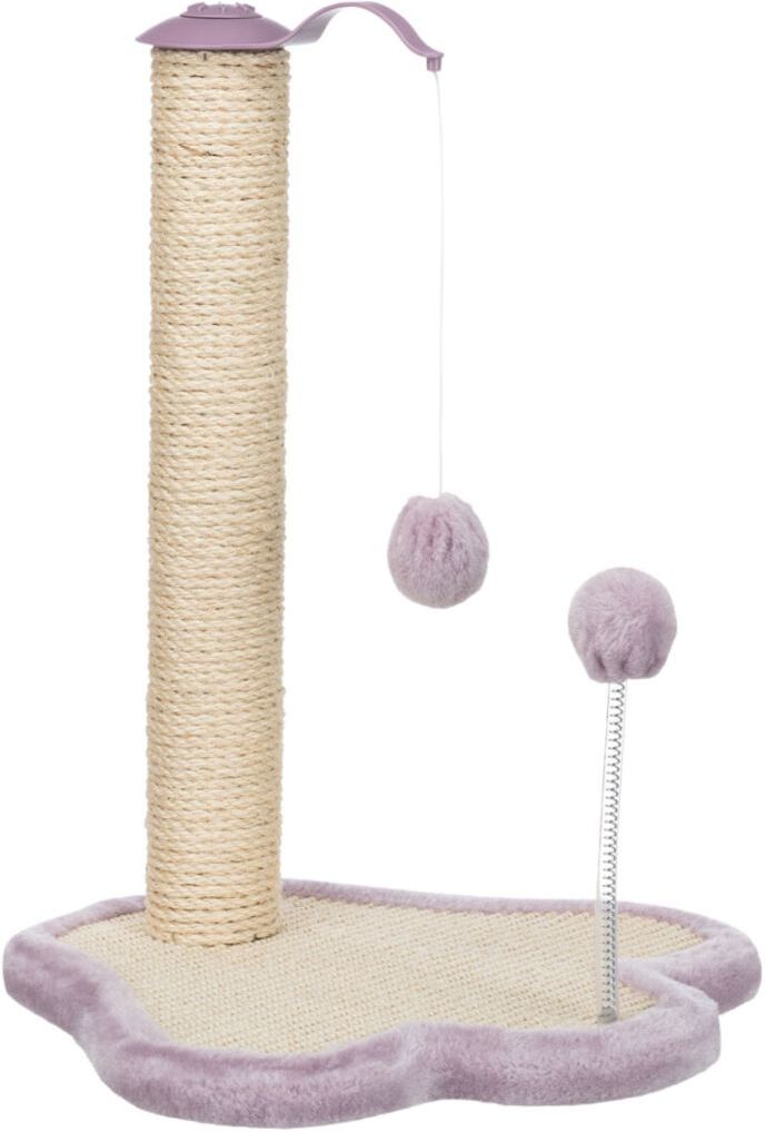 TRIXIE Junior Kratzpfote mit Stamm, 50 cm, natur / flieder
