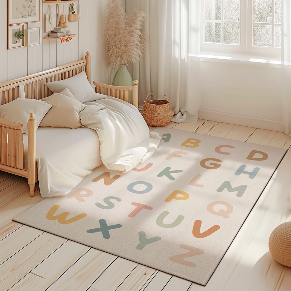 Decochic Tapis de jeu lettres multicolore 118x180cm Multicolore 180x0x118cm