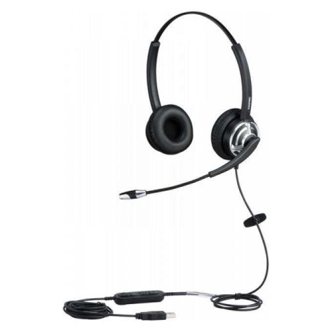 Plusonic Headset 8.2MS binaural, NC, Wideband USB (Kabelgebunden, USB-A) (8805-8.2MS)