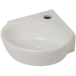 Plieger, Waschbecken, Corner Hoekfontein 1 Taphole ohne Überlaufmatte weiss (0271070) (295 mm)