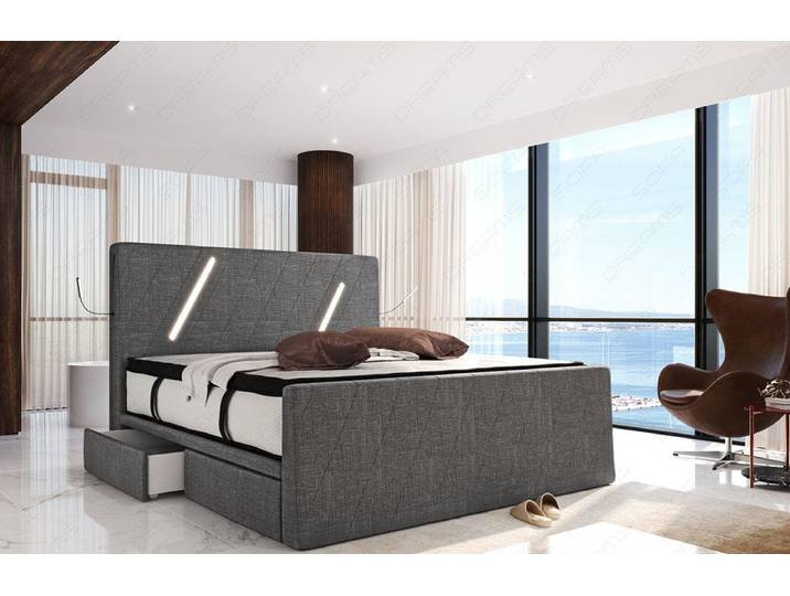 Boxspringbett Toulon Stoffbezug