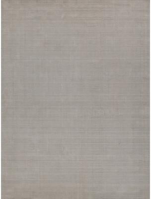 Exquisite Rugs Cavallo Modern handloomed Nylon/Wool Silver Area Rug