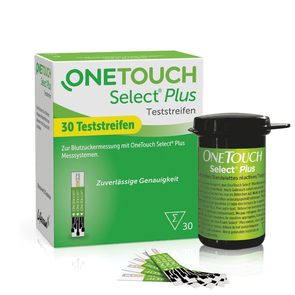 OneTouch Select Plus Teststreifen 30er Packung 30 St