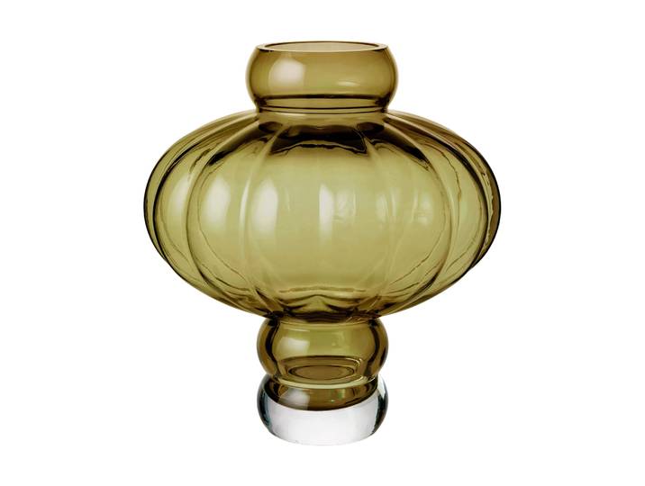 Louise Roe Vase Balloon 08 30 cm Olive