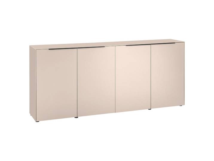 Voleo Sideboard, Kaschmir, Kunststoff, 8 Fächer, 200x87x38 cm, Beimöbel erhältlich, stehend, Wohnzimmer, Kommoden & Sideboards, Sideboards