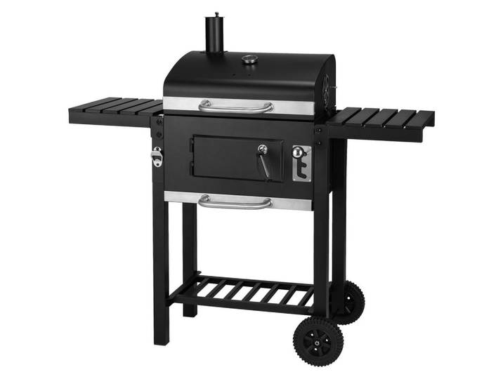 Holzkohlegrill Blacky CBQ-12398, schwarz