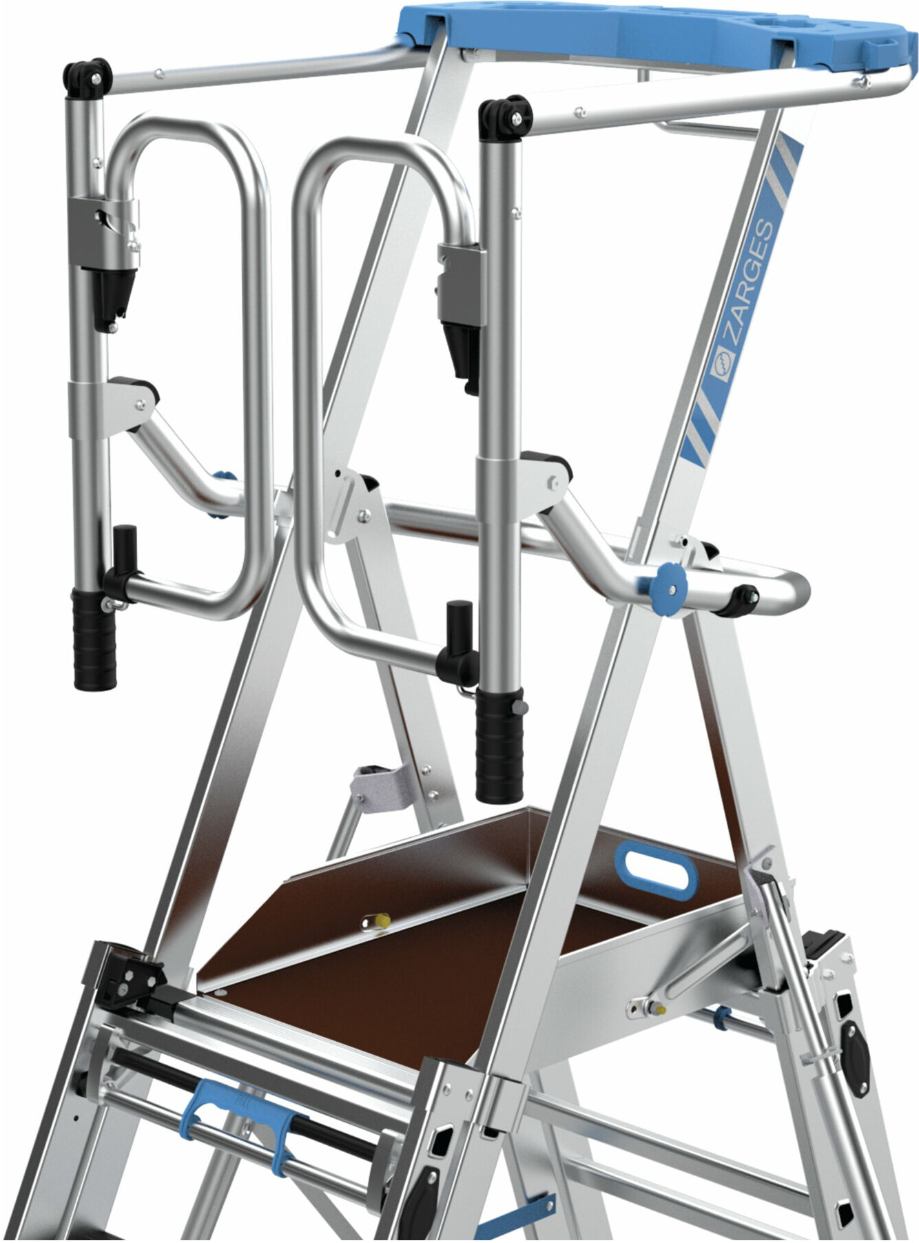 Zarges ZAP Masterflex Plus S - Teleskop-Plattformleiter 12 Stufen (41159)