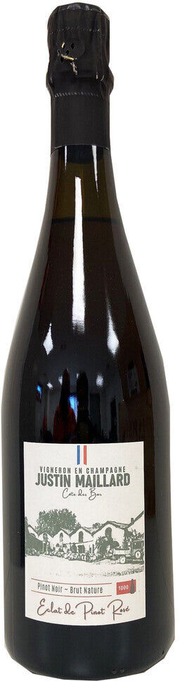 Champagne Rosé Brut Nature ‘Eclat de Pinot’ Justin Maillard