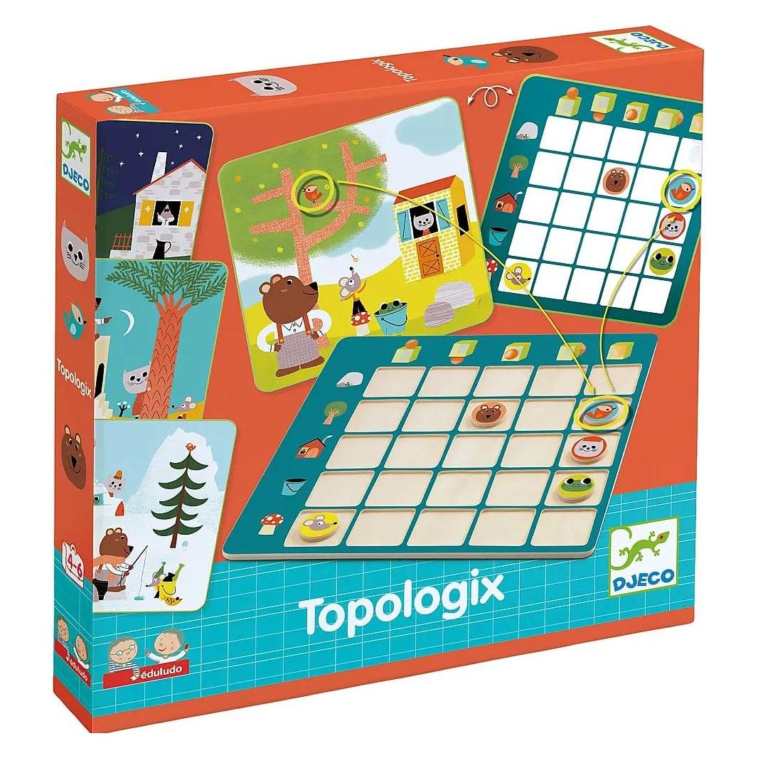 Djeco Eduludo Topologix (mult) (Deutsch, Englisch, Französisch, Italienisch, 4 - 6 Jahre) (5408354)