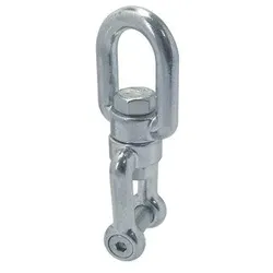 Wirbelschäkel Auge-Gabel mit Innensechskant, A4, 5x55mm