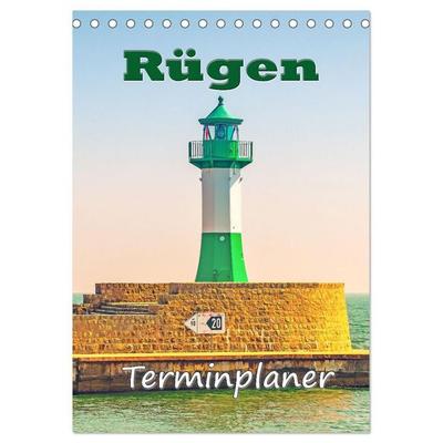 Rügen - Terminplaner (Tischkalender 2027 DIN A5 hoch), CALVENDO Monatskalender