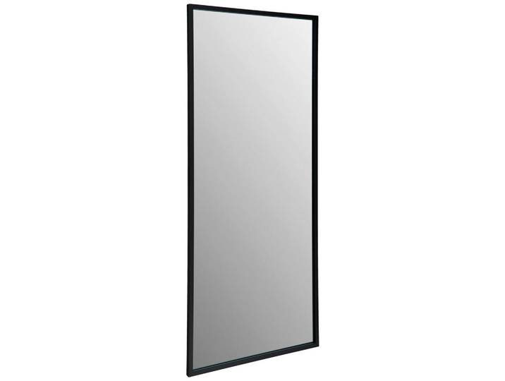 Mid.you Wandspiegel, Schwarz, Metall, Holzwerkstoff, rechteckig, 70x160x2.5 cm, Spiegel, Wandspiegel
