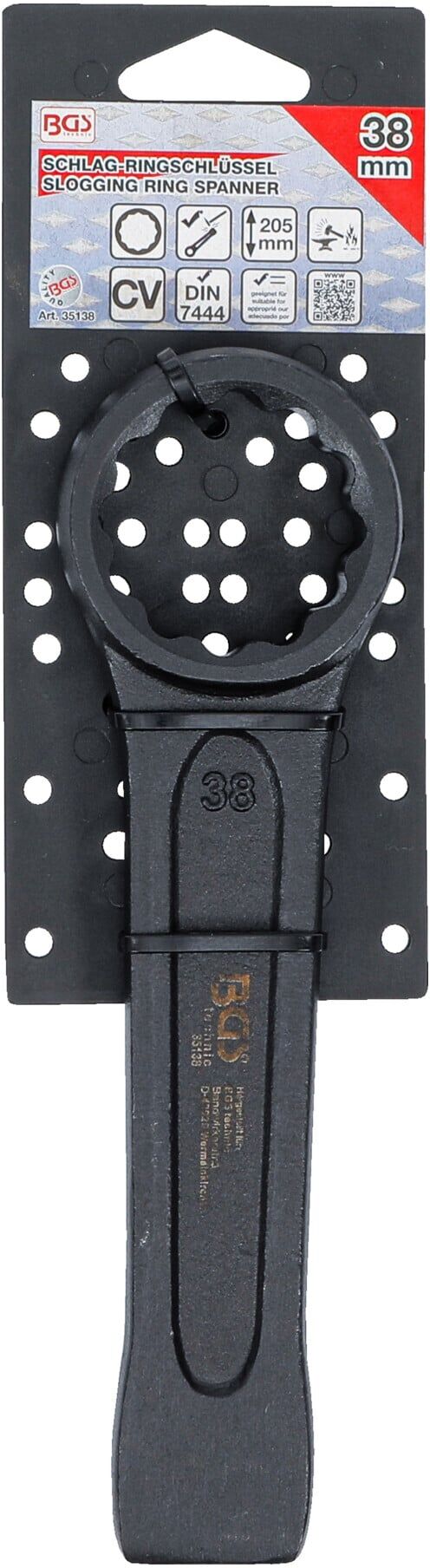 BGS Schlag-Ringschlüssel 35138, SW 38 mm ; BGS technic)