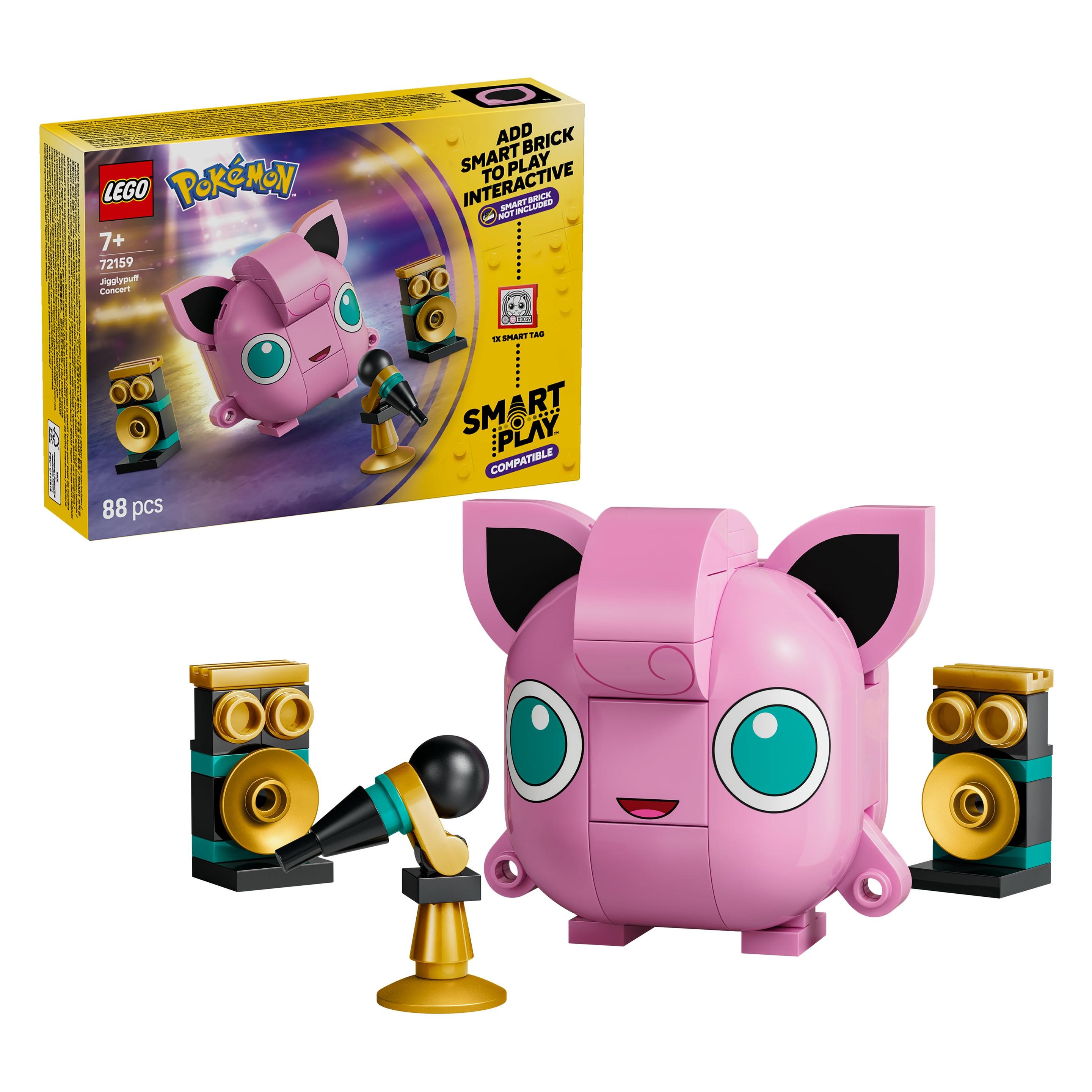 LEGO SMART Play Jigglypuff Concert (72159, LEGO Pokémon, 88 Teile) (72159)