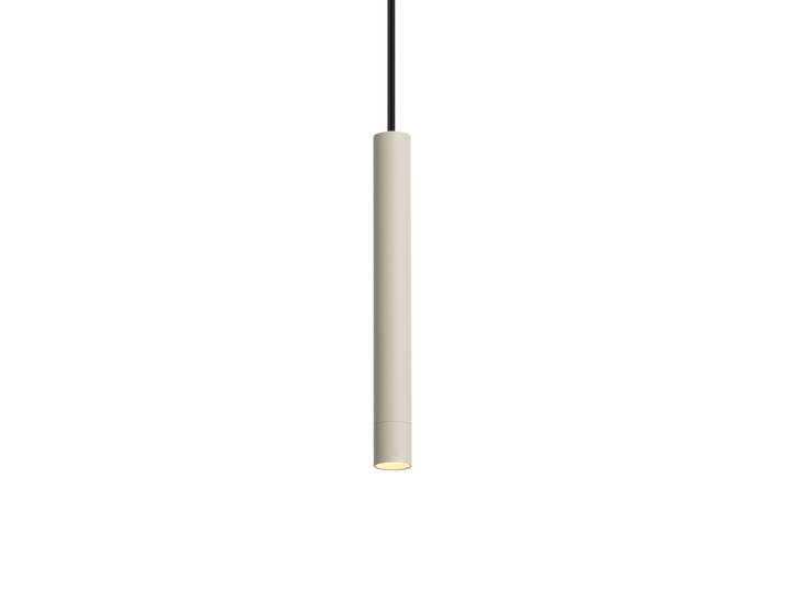 Suspension moderne beige avec noir pour système de rail 1 phase -