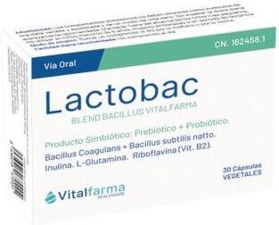 Vitalfarma Lactobac Cápsulas 30 Cápsulas