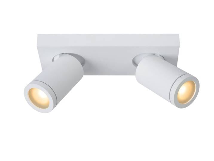 Spot de plafond en métal blanc