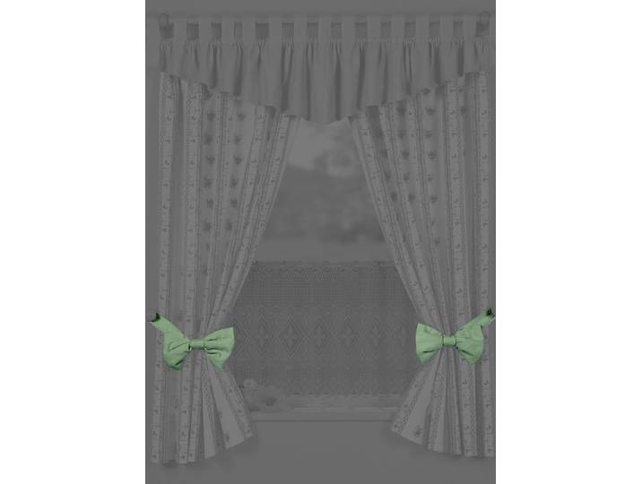 Dekorative Schleifen-Raffhalter, 2er-Pack, Grün, Größe (Schleifen-Raffhalter, 2er-Pack)