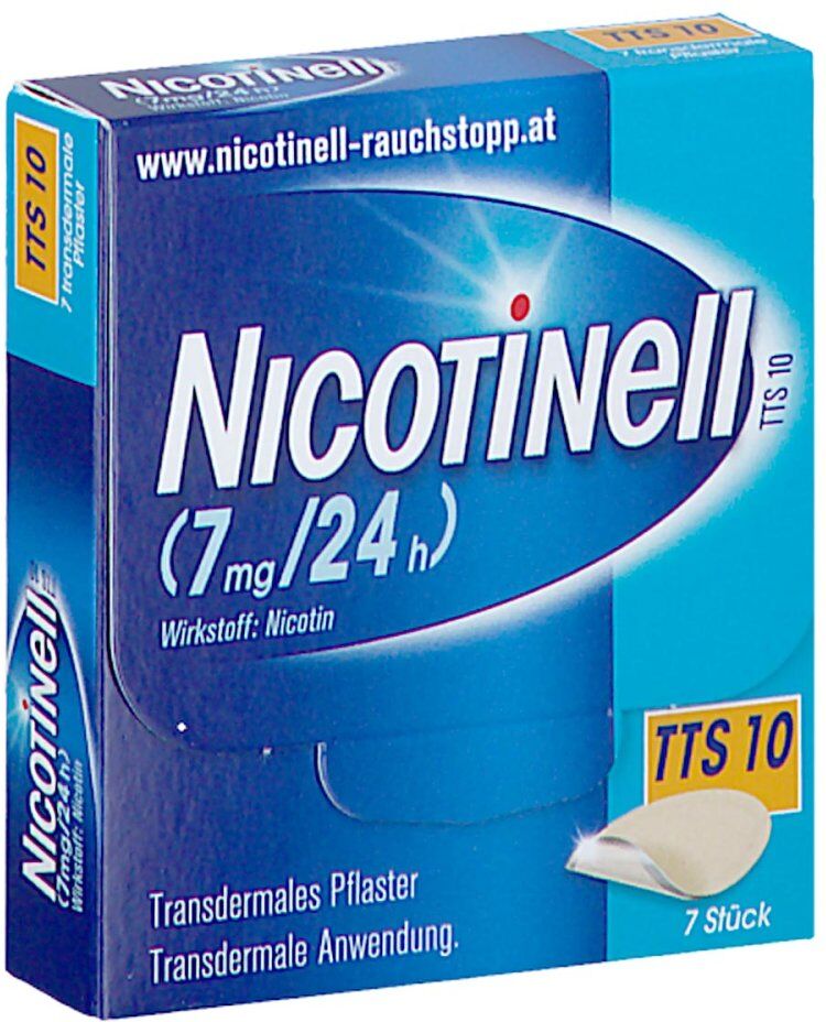 Nicotinell Transdermales Pflaster TTS10 7 mg/24 h 7stk
