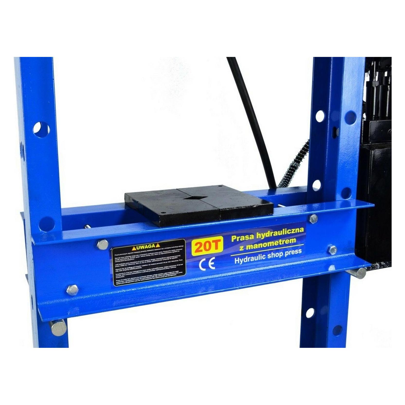 GEKO Hydraulikpresse mit Manometer (Werkstattpresse) (5901477125454)