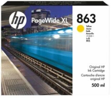 HP 863 (F9K39A) Tinteiro amarelo