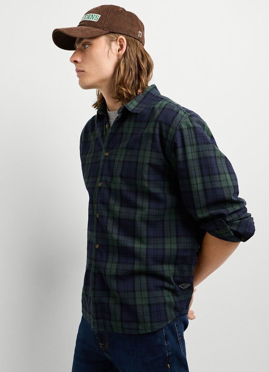 PEPE JEANS Chemise droite à carreaux, manches longues