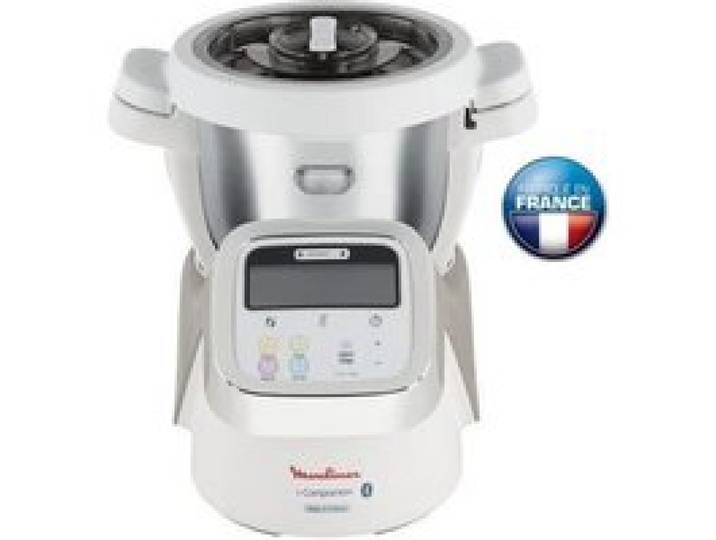 MOULINEX HF900110 i-Companion Robot cuiseur multifonction connecté 1550 W 4 programmes Accessoirisé 6 personnes