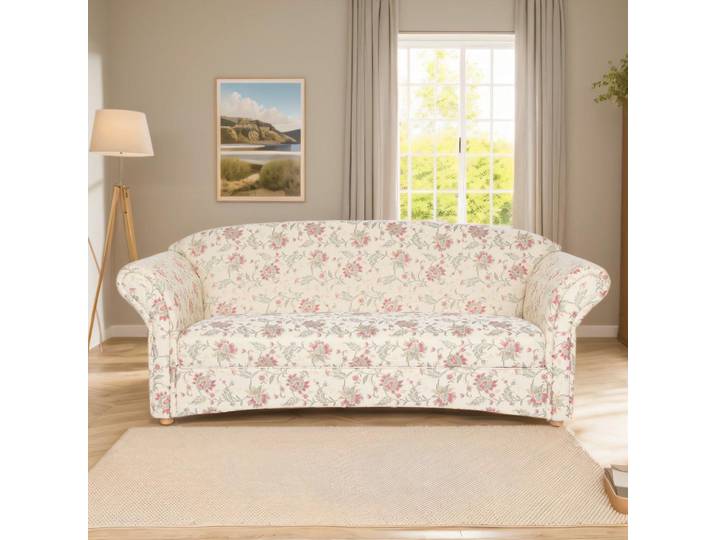 3-Sitzer Loretta, BLumenmuster ca. 204x83x85 cm