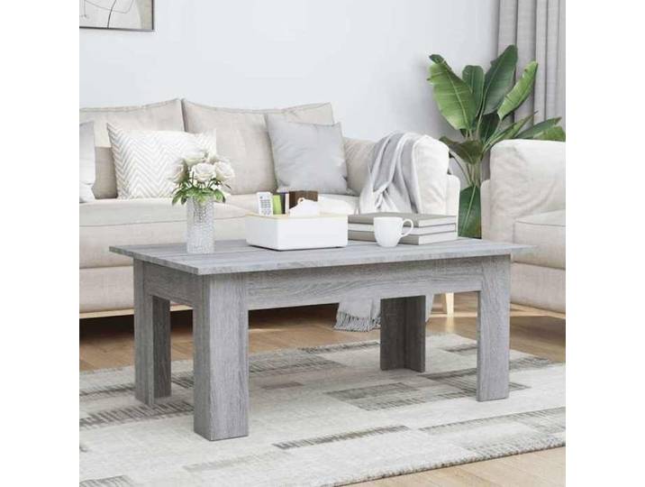 Automne/hiver  Gris Table basse carrée - Sonoma gris 100x60x42cm - bois d'ingénierie - Hauteur:42cm DEC3489656